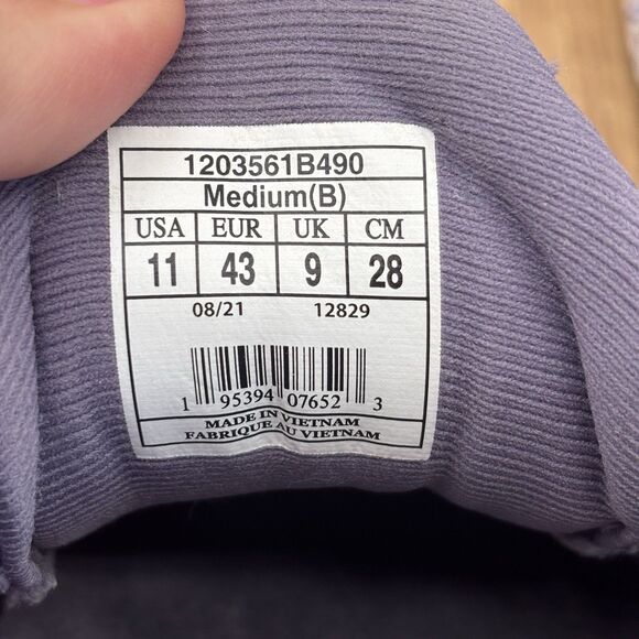 Brooks Women's Ghost 14 Neutral Running Shoe - Cadet/Thistle/Papaya Punch 11 B - Picture 8 of 8